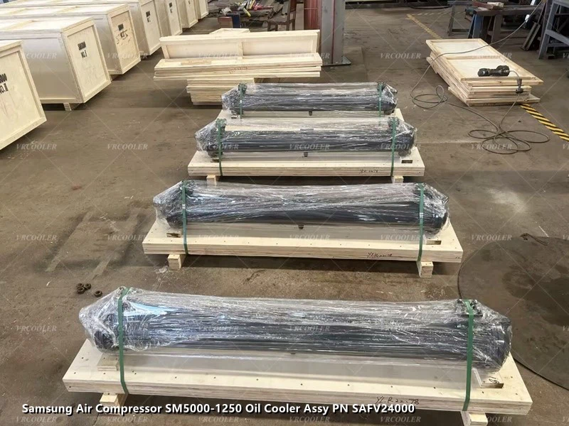 Samsung Air Compressor SM5000-1250 Oil Cooler Assy SAFV24000 Samsung Air Compressor SM5000-1250 Oil Cooler Assy SAFV24000