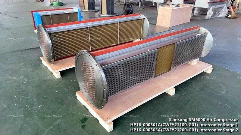 Samsung SM6000 HP16-000301ACWFY21100-G01 HP16-000303ACWFY21200-G01 Intercooler Stage 12 Samsung SM6000 HP16-000301ACWFY21100-G01 HP16-000303ACWFY21200-G01 Intercooler Stage 12